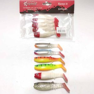  طعمه ماهیگیری ژله‌ای 8 سانتیمتری کاپیتان