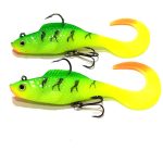 طعمه ماهیگیری ژله‌ای دم‌کج 10 سانتیمتری کاپیتان