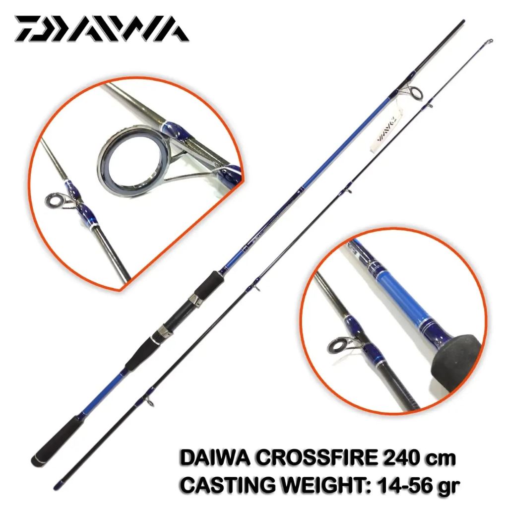 chob_daiwa_crossfire24005 چوب ماهیگیری دایوا کراسفایر 240