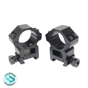 پایه دوربین تفنگ 4 پیچ متوسط رینگ 25 ریل ۲۲