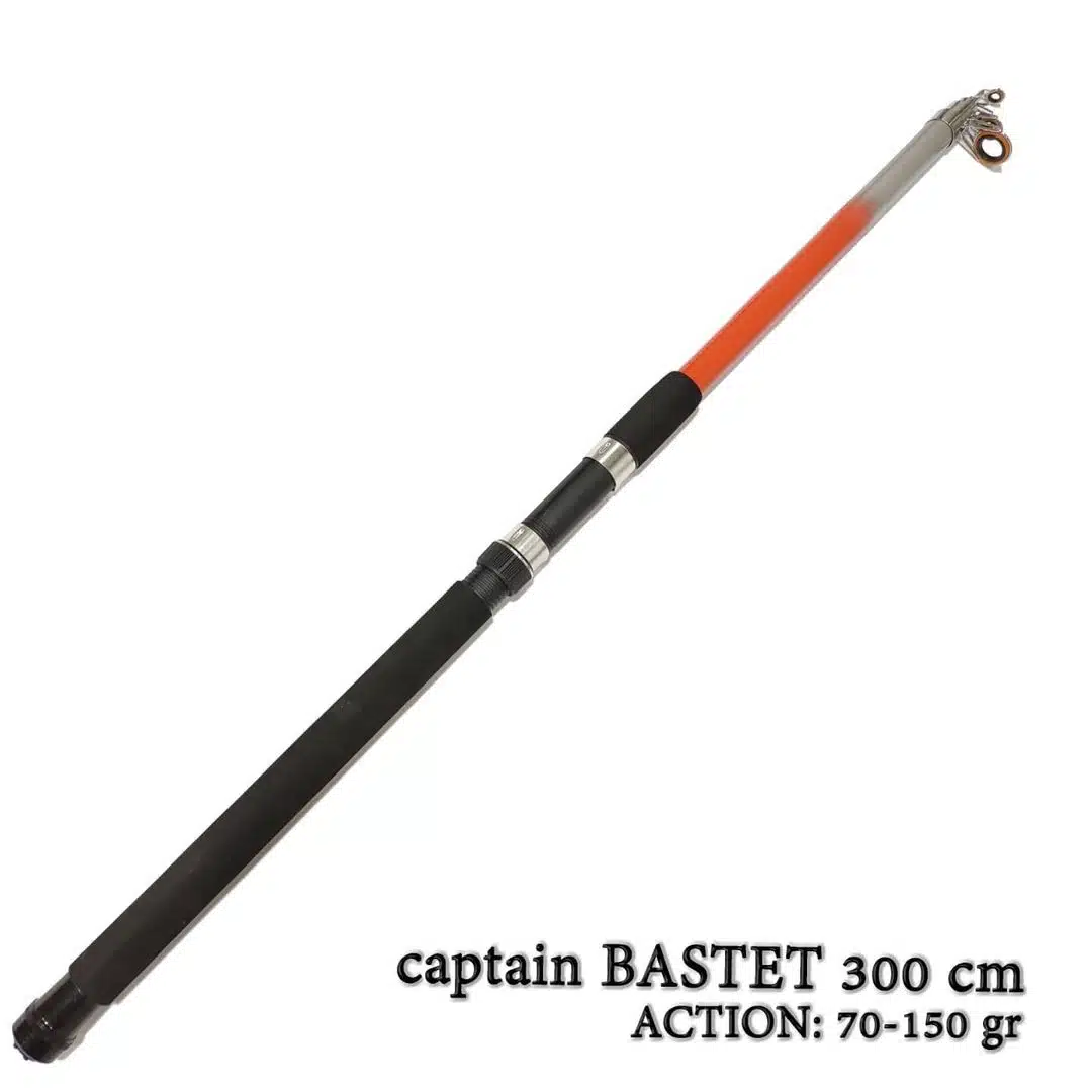captain-bastet300-1 چوب ماهیگیری تلسکوپی کاپیتان باستت 300