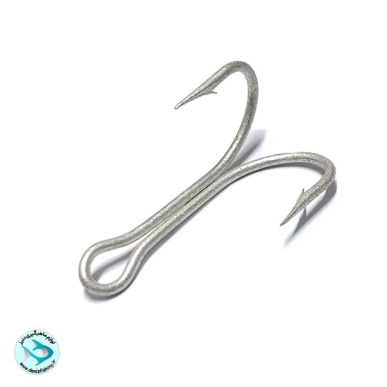 Double-barbed-hook-size1-0-Italy-1 قلاب دوشاخ سایز 1/0 ساخت ایتالیا